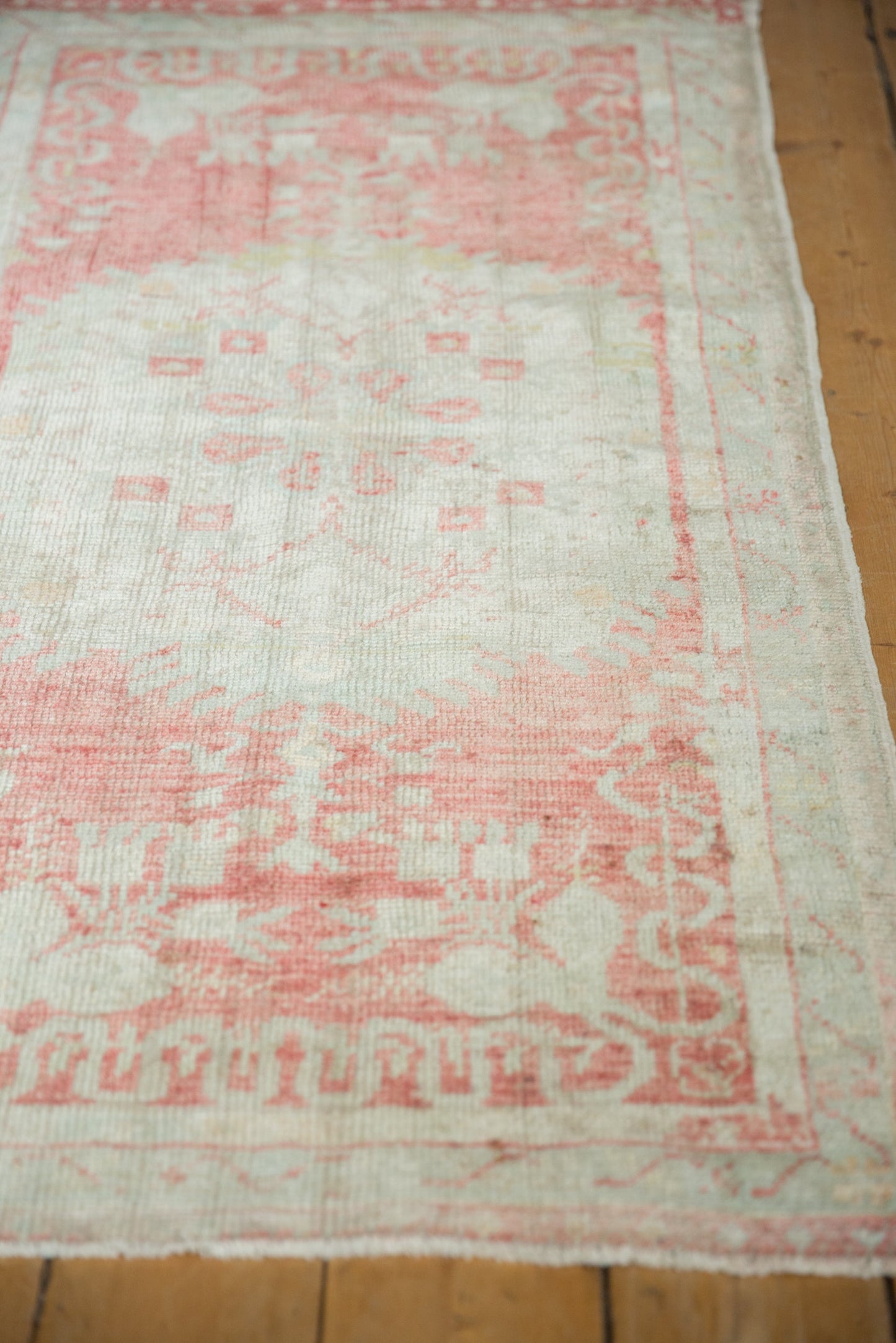 2.5x5 Vintage Distressed Oushak Rug Runner