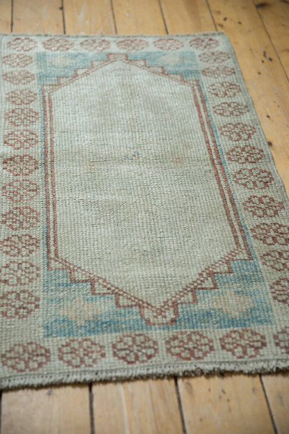 2x3.5 Distressed Oushak Rug