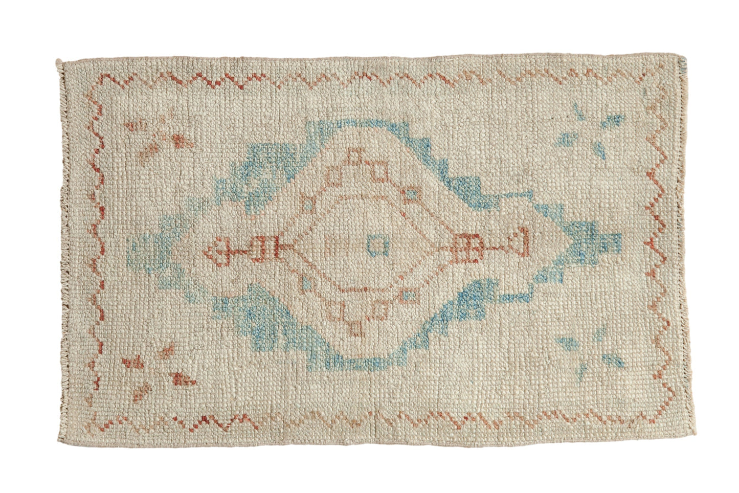 2x3.5 Distressed Oushak Rug