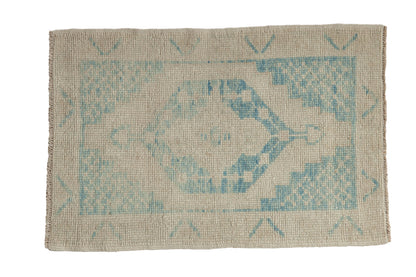 2.5x4 Distressed Oushak Rug