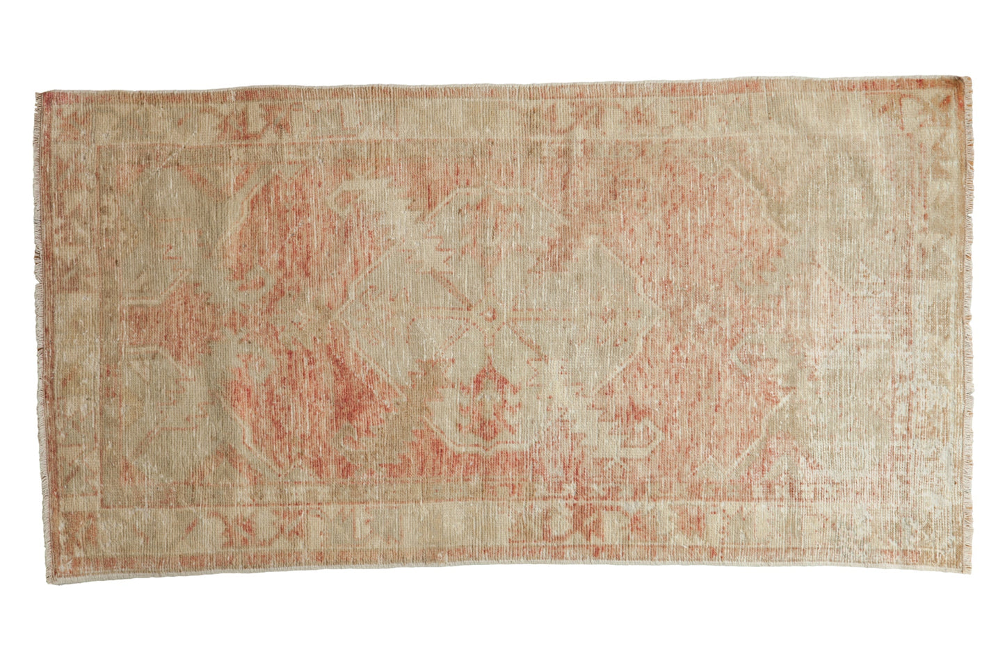 2.5x5 Vintage Distressed Oushak Rug Runner