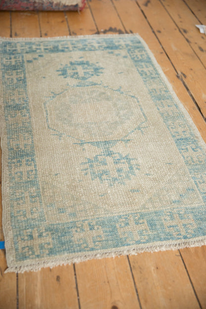 2x4 Distressed Oushak Rug Runner