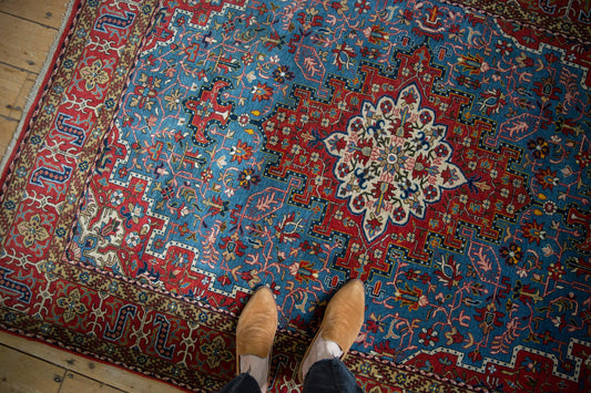 4.5x6.5 Vintage Qom Rug