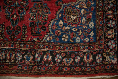 4.5x7 Vintage Sarouk Rug