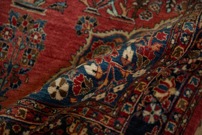 4.5x7 Vintage Sarouk Rug
