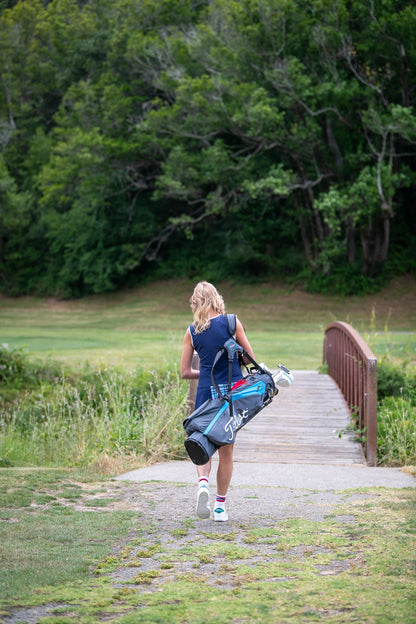 AGGIE BLUE PLAID DRESS – CHIC & VERSATILE WOMEN’S ATHLETIC DRESS FOR ON & OFF THE COURT AND COURSE