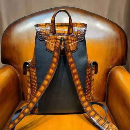DON JOHN Crocodile Backpacks Unisex