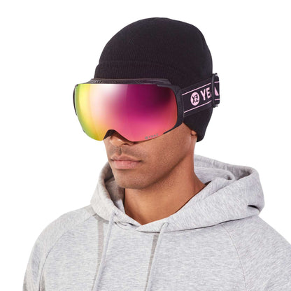 Tweak-X Ski and Snowboard Goggles - Pink Salt