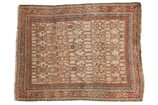 3.5x4.5 Antique Caucasian Rug