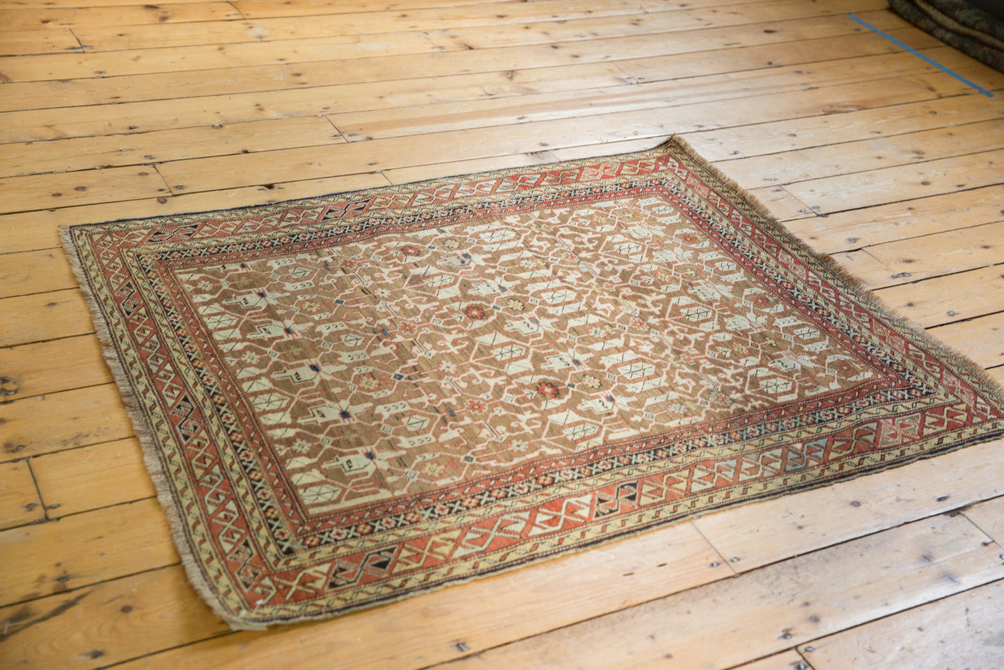 3.5x4.5 Antique Caucasian Rug