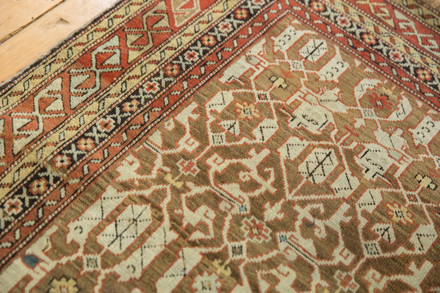 3.5x4.5 Antique Caucasian Rug