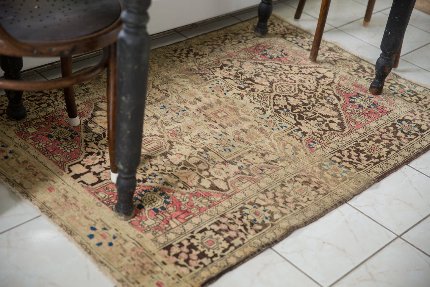 3x5 Antique Farahan Sarouk Rug