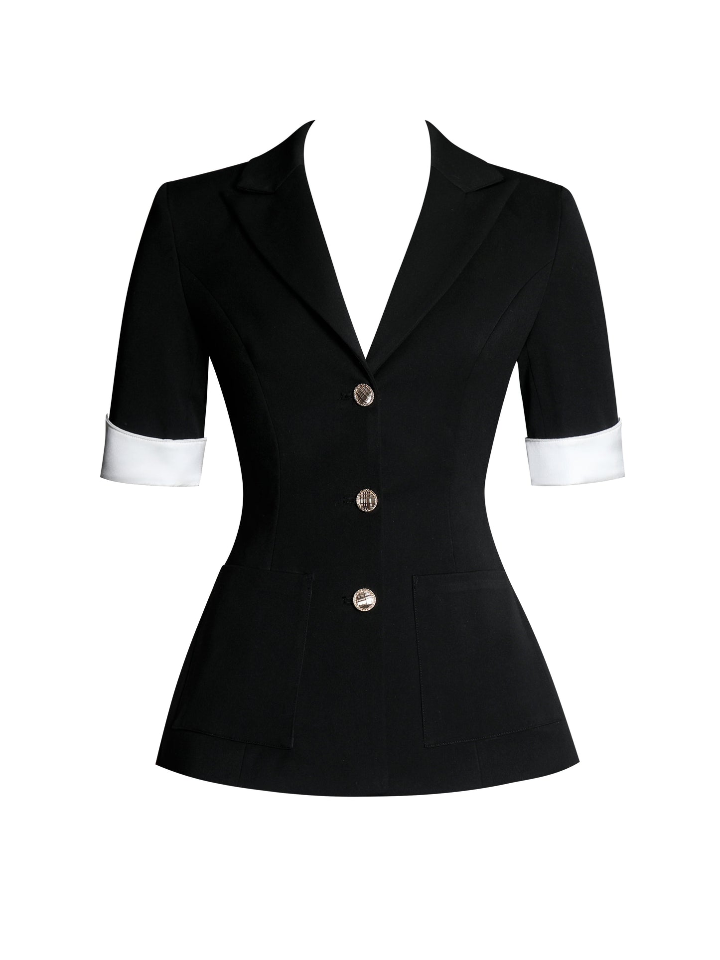 Aleena Short Sleeve Business Casual Blazer