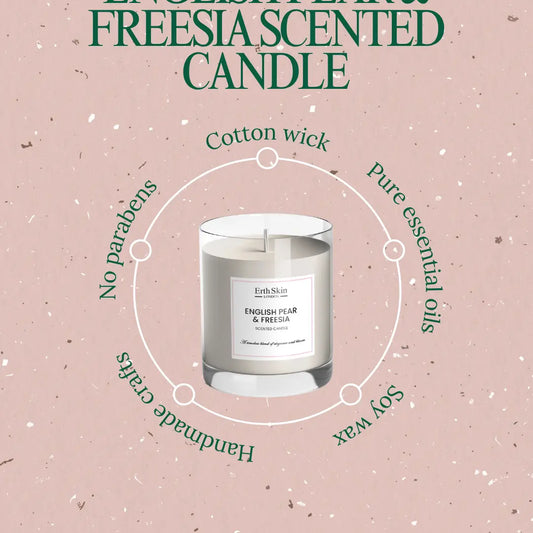 English Pear & Freesia Scented Candle