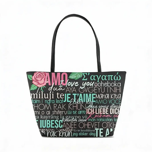 Shopper with Vase - Made in Italy - Love
