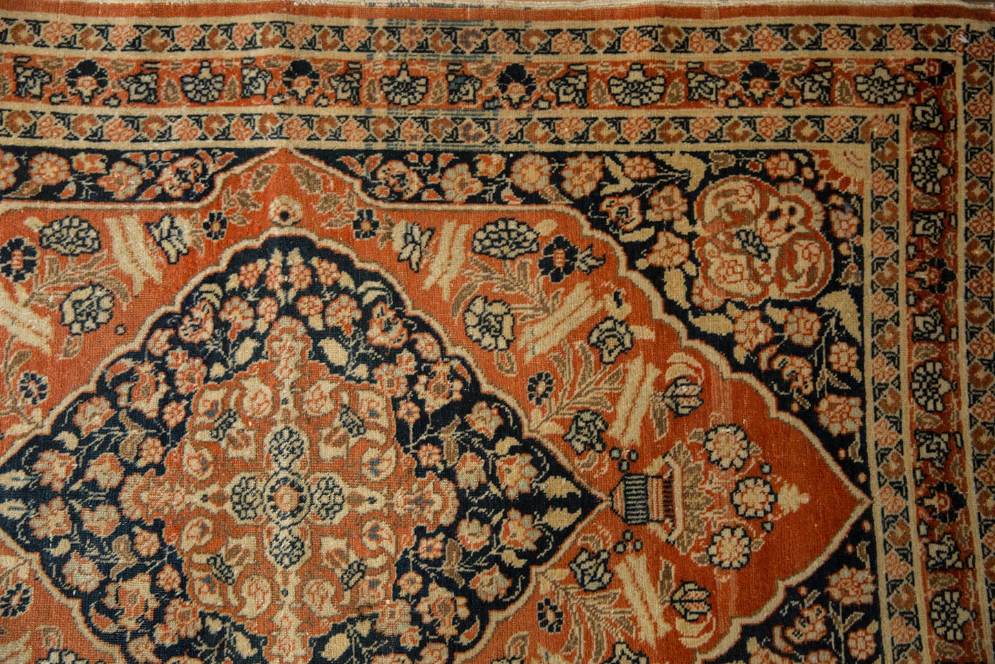 3x4.5 Antique Tabriz Rug