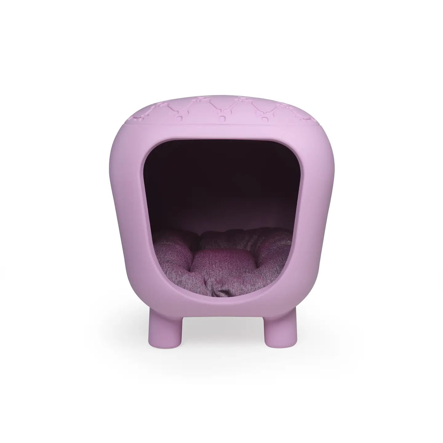Designer bench and dog house with two-tone inner cushion