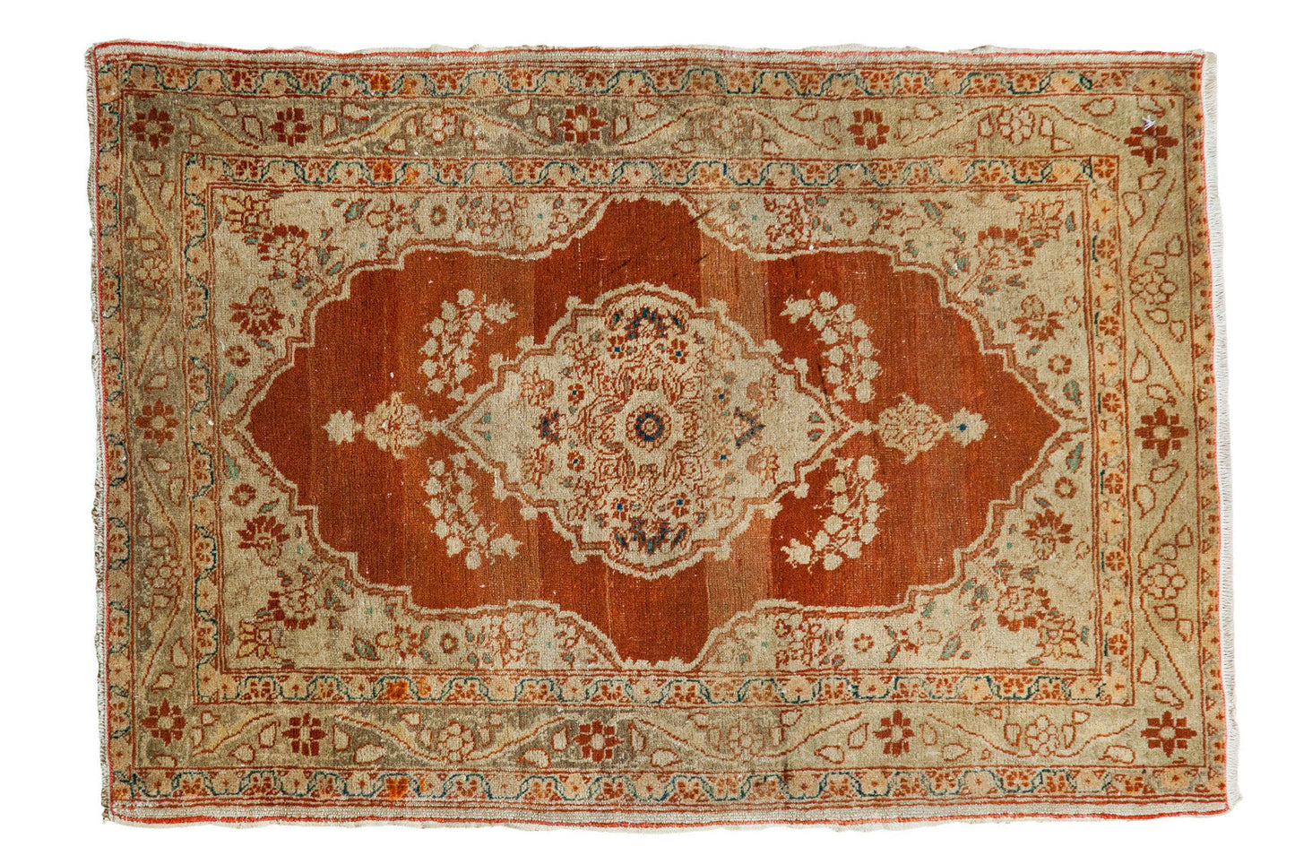 2x3 Fine Antique Haji Jalili Rug Mat