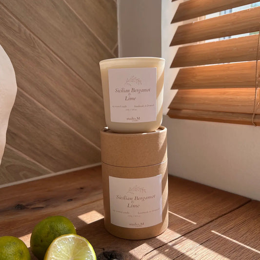 Sicilian Bergamot & Lime Scented Candle