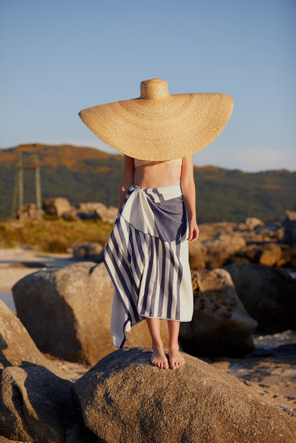 Premium Connectable Beach Towel - Organic Cotton - Florida