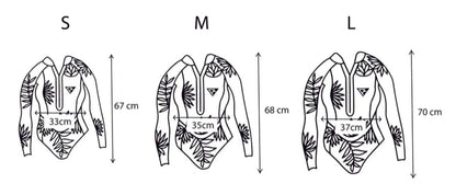 Bioprene ♻️ Palm Orange Jumpsuit