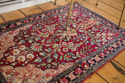 2x3 Antique Kerman Rug Mat