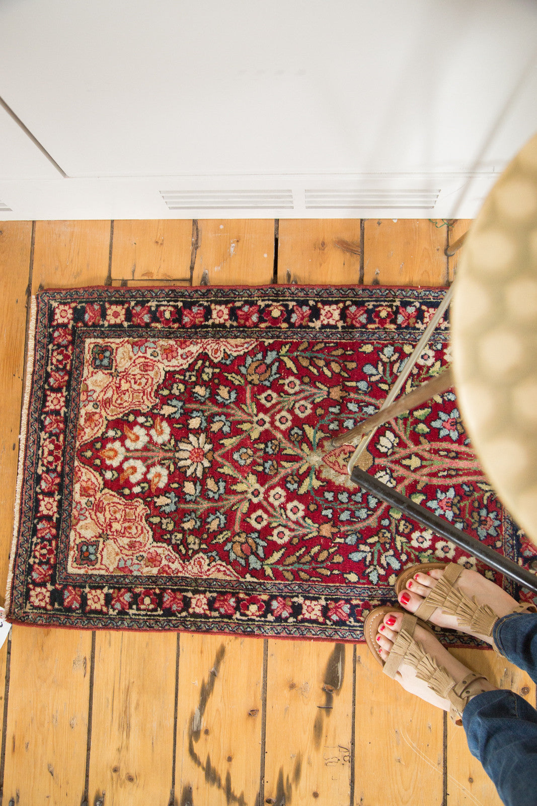 2x3 Antique Kerman Rug Mat