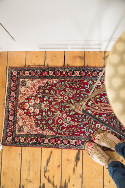 2x3 Antique Kerman Rug Mat