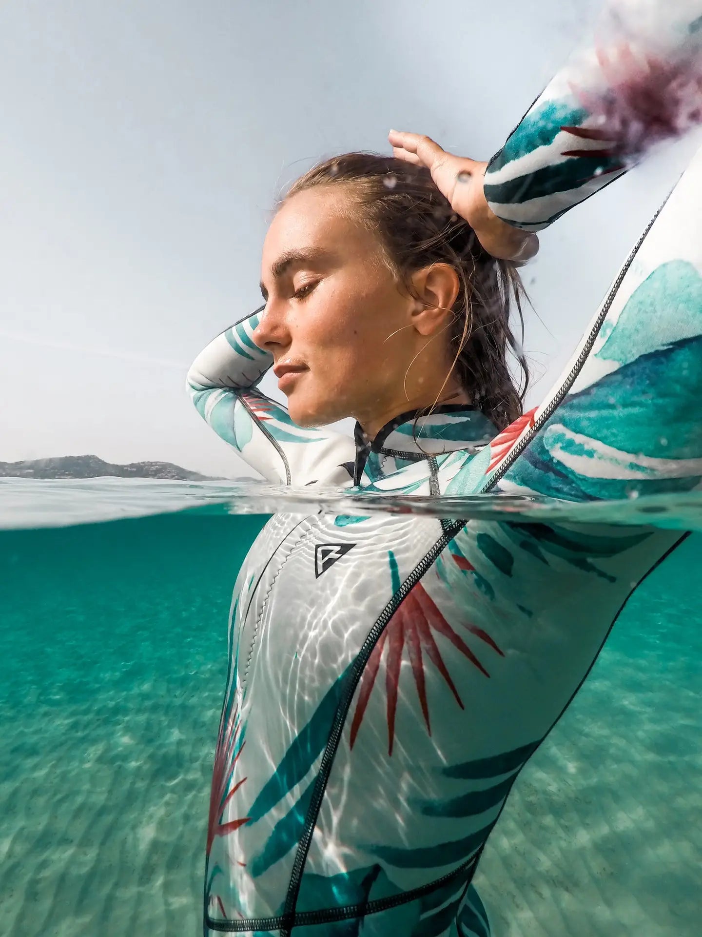 White/Blue Bioprene ♻️ Suit