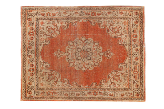2x2.5 Distressed Antique Jalili Tabriz Rug Mat