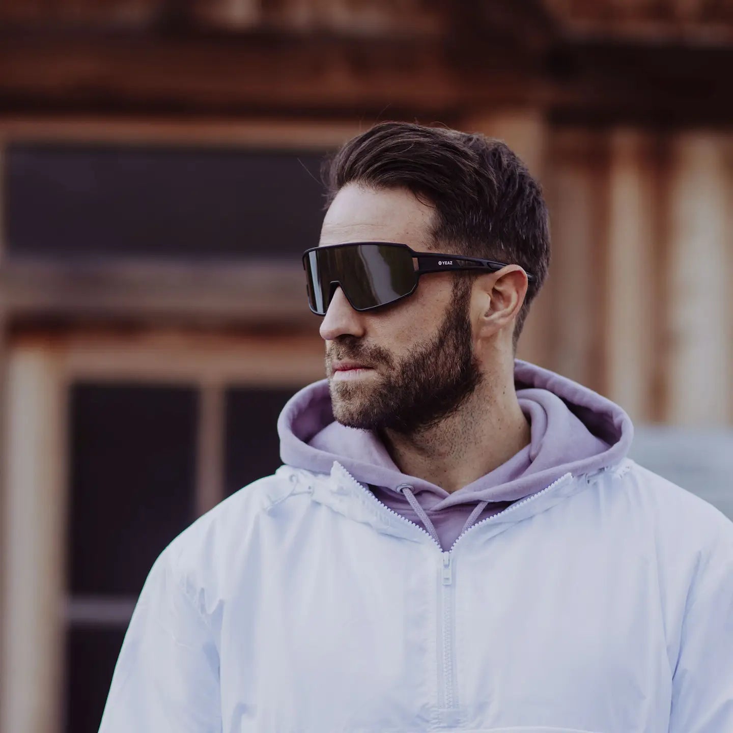 Sunwave Black/Silver Mirror Sports Sunglasses