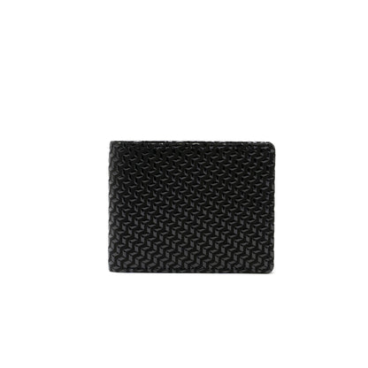 Men's Folded Wallet (Narrow Type) - Chevron-S