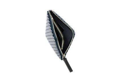 Zipped Coin Purse (Large)  -  White Frame