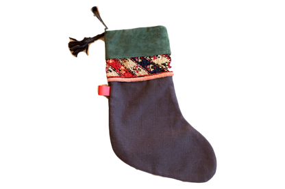 Rug Fragment Stocking Green