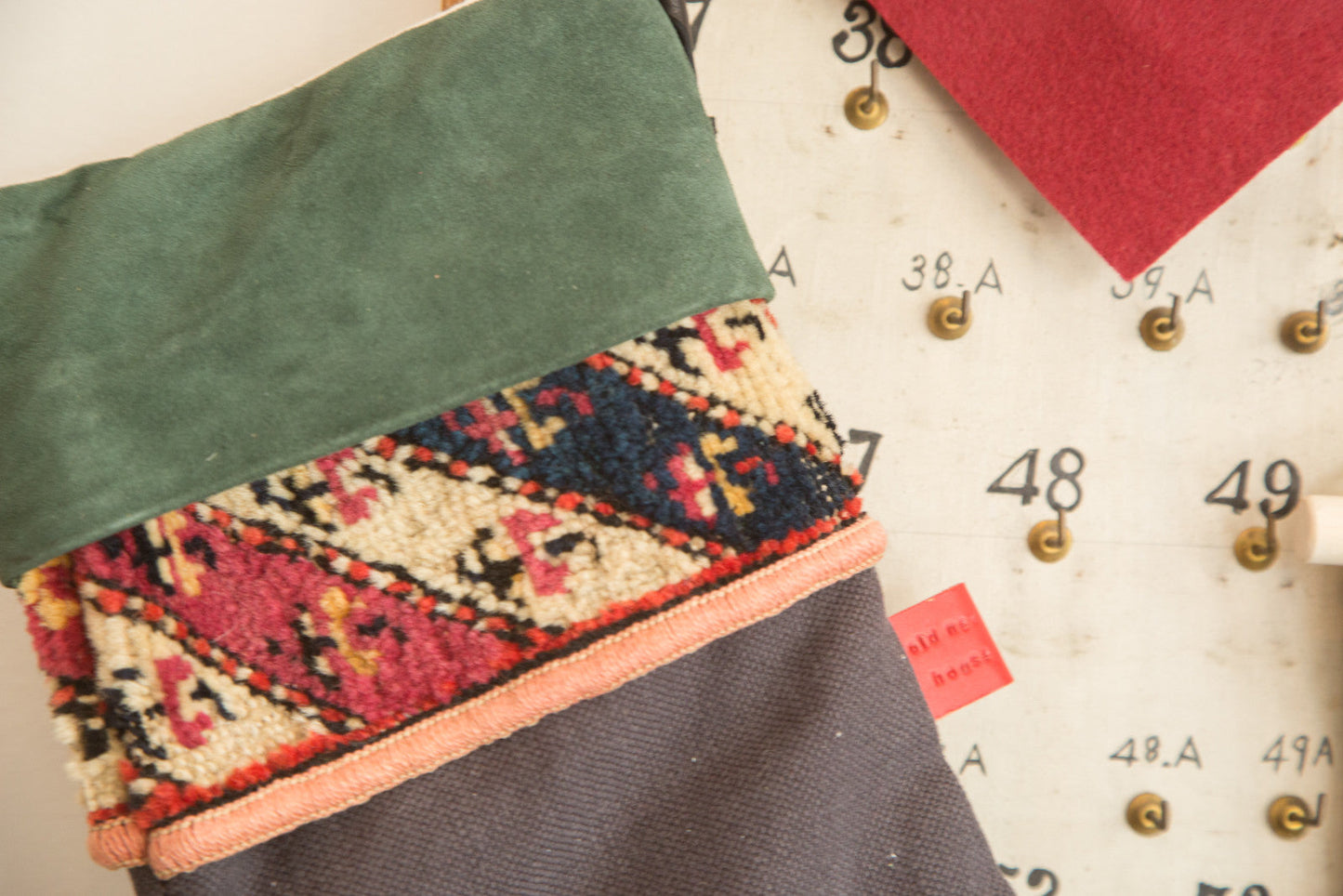 Rug Fragment Stocking Green