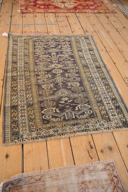 3x4 Vintage Shirvan Square Rug