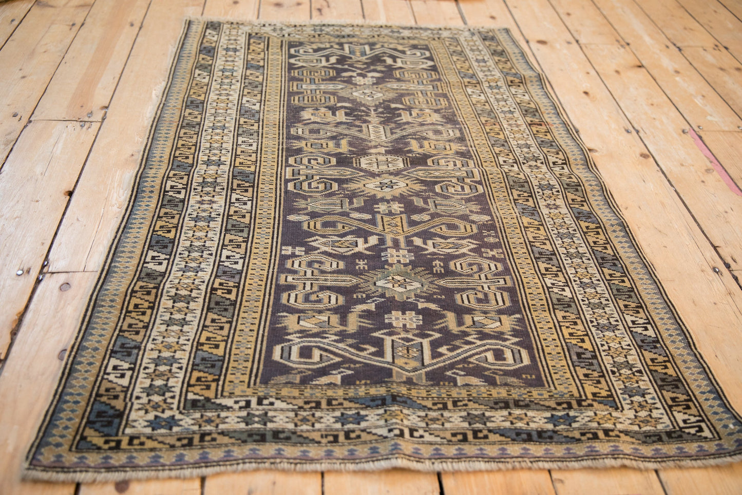 3x4 Vintage Shirvan Square Rug