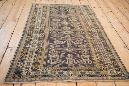 3x4 Vintage Shirvan Square Rug
