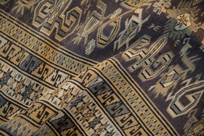 3x4 Vintage Shirvan Square Rug