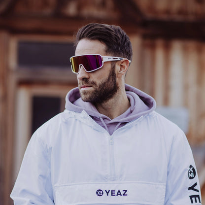 Sunwave Sports Sunglasses Cream White/Pink