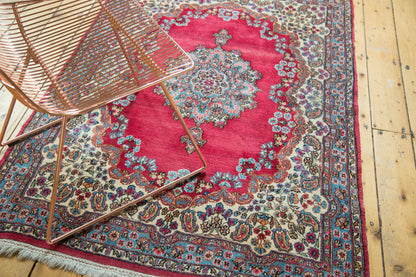 4x5.5 Vintage Kerman Rug