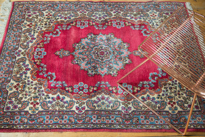 4x5.5 Vintage Kerman Rug