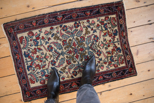 2x3 Antique Fine Hamadan Rug Mat