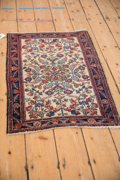2x3 Antique Fine Hamadan Rug Mat