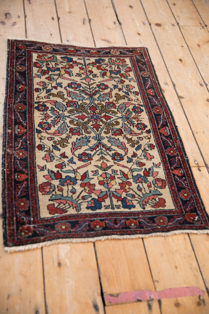 2x3 Antique Fine Hamadan Rug Mat