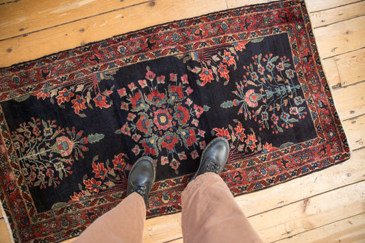 2.5x5 Vintage Fine Sarouk Rug Runner