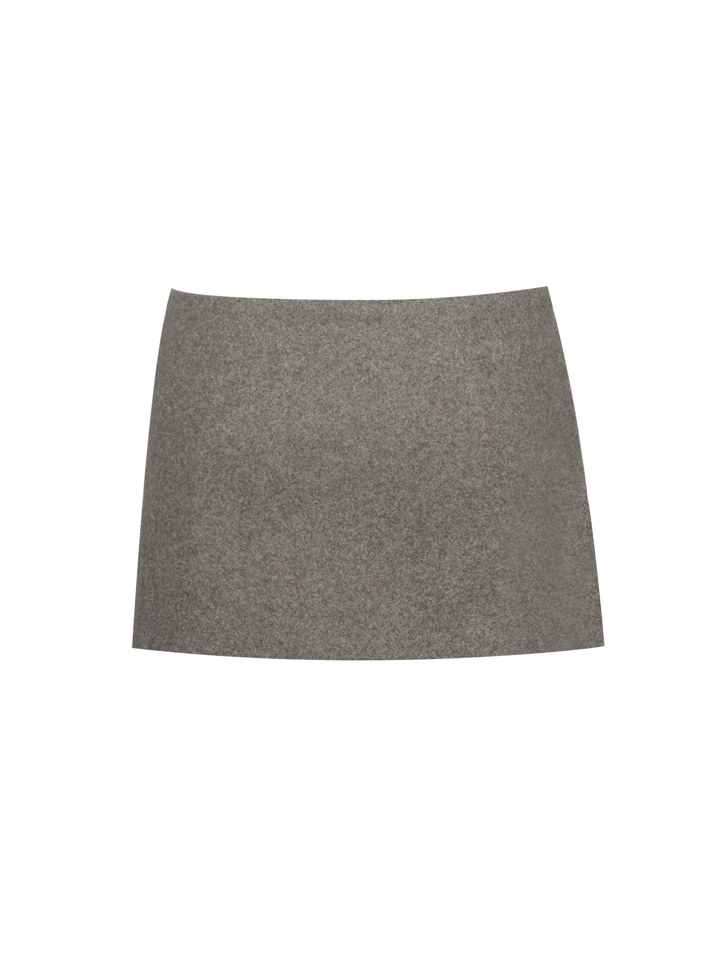 Osira Taupe Low-Waisted Micro Skort