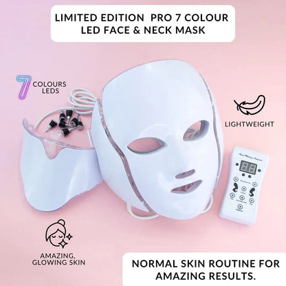 Limited Edition Pro 7 Colour Led Face & Neck Mask