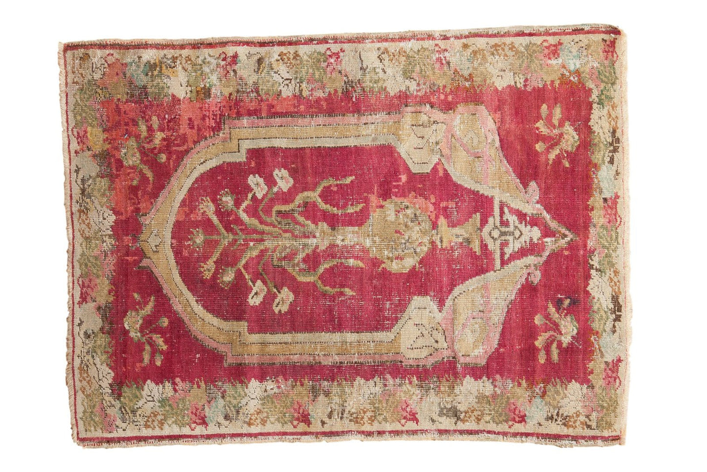 3.5x4.5 Antique Karabagh Square Rug