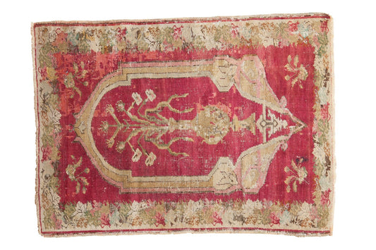 3.5x4.5 Antique Karabagh Square Rug